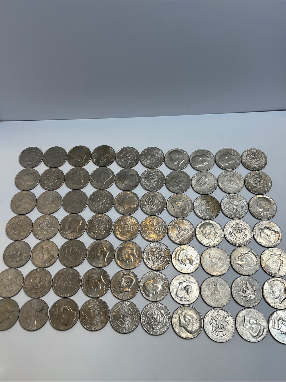 Large Estate Sale Kennedy Half Dollars Coin Lot Face Value $35 Coin Collection